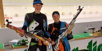 Foto: privat / Markus Peschel und Sandra Reimann nach dem Weltcupsieg in Innsbruck. In München will das Duo wieder ganz vorne landen.