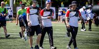 Foto: World Archery / Das Recurve-Trio Mathias Kramer, Jonathan Vetter und Moritz Wieser streben bei der EM in Antalya im Team einen Platz unter den ersten Fünf an.