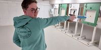 Foto: Husumer Schützengilde / Nevio Paletta lernte den Schießsport im Rahmen der offenen Ganztagsschule kennen und ist mittlerweile Vizelandesmeister.