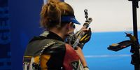 Foto: DSB / Auch für Top-Sportler wie Anna Janßen - hier beim Weltcup in München - ist der Kleinkaliber-Dreistellungskampf immer eine neue Herausforderung.