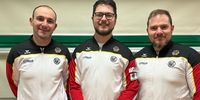 Foto: DSB / Optimistisch zur WM: Die Schnellfeuer-Schützen Emanuel Müller, Florian Peter und Oliver Geis hinterließen bei der WM-Qualifikation einen bärenstarken Eindruck.