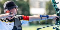Foto: World Archery / Leon Zemella zeigte beim Weltcup in Madrid eine konstant hervorragende Leistung und wurde mit Platz vier belohnt. 