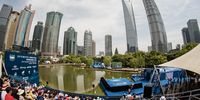 Foto: World Archery / Die Häuserschluchten von Shanghai sind von 2023 bis 2027 fester Bestandteil im Weltcup-Kalender der World Archery.
